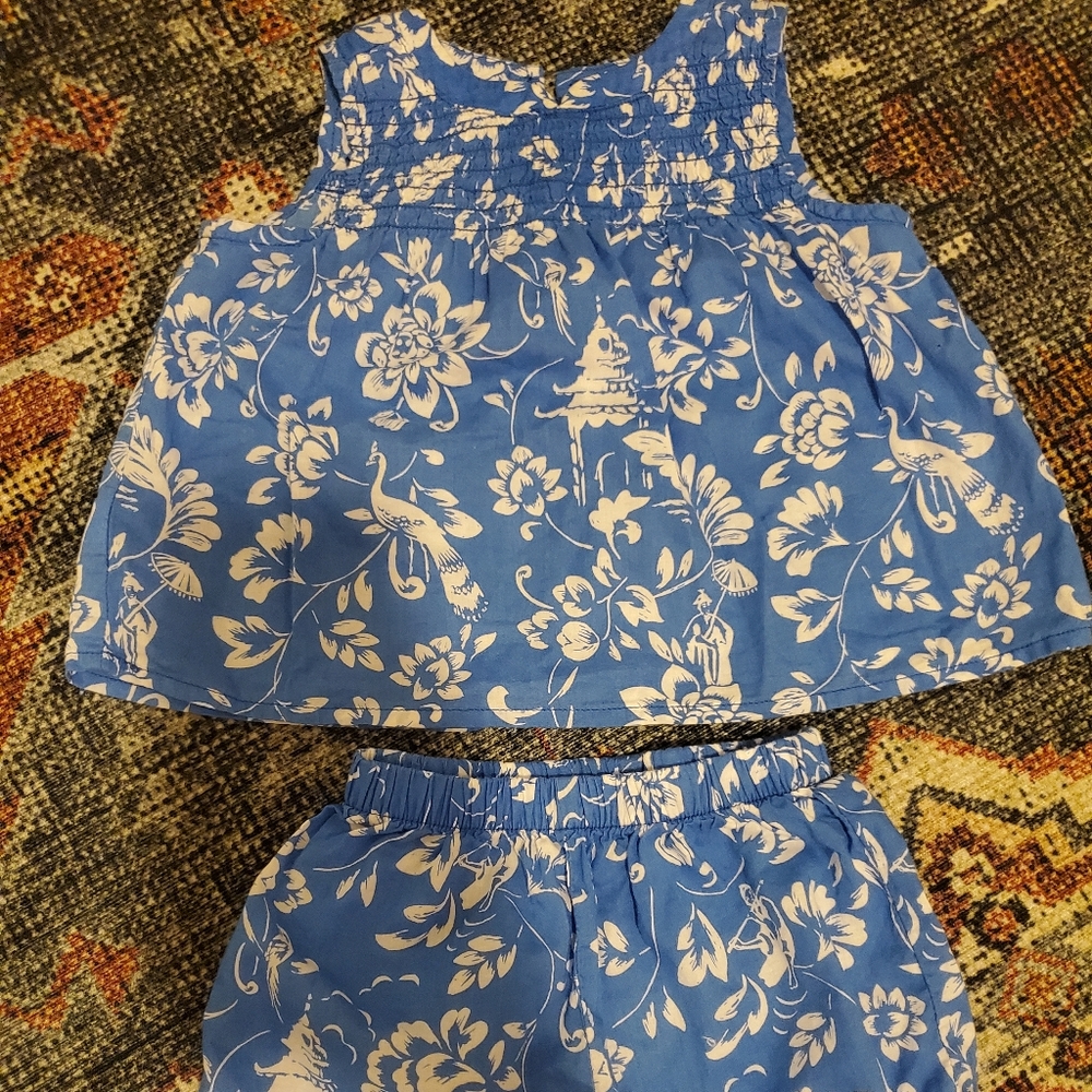 Tea collection outfits. Romper and two Piece